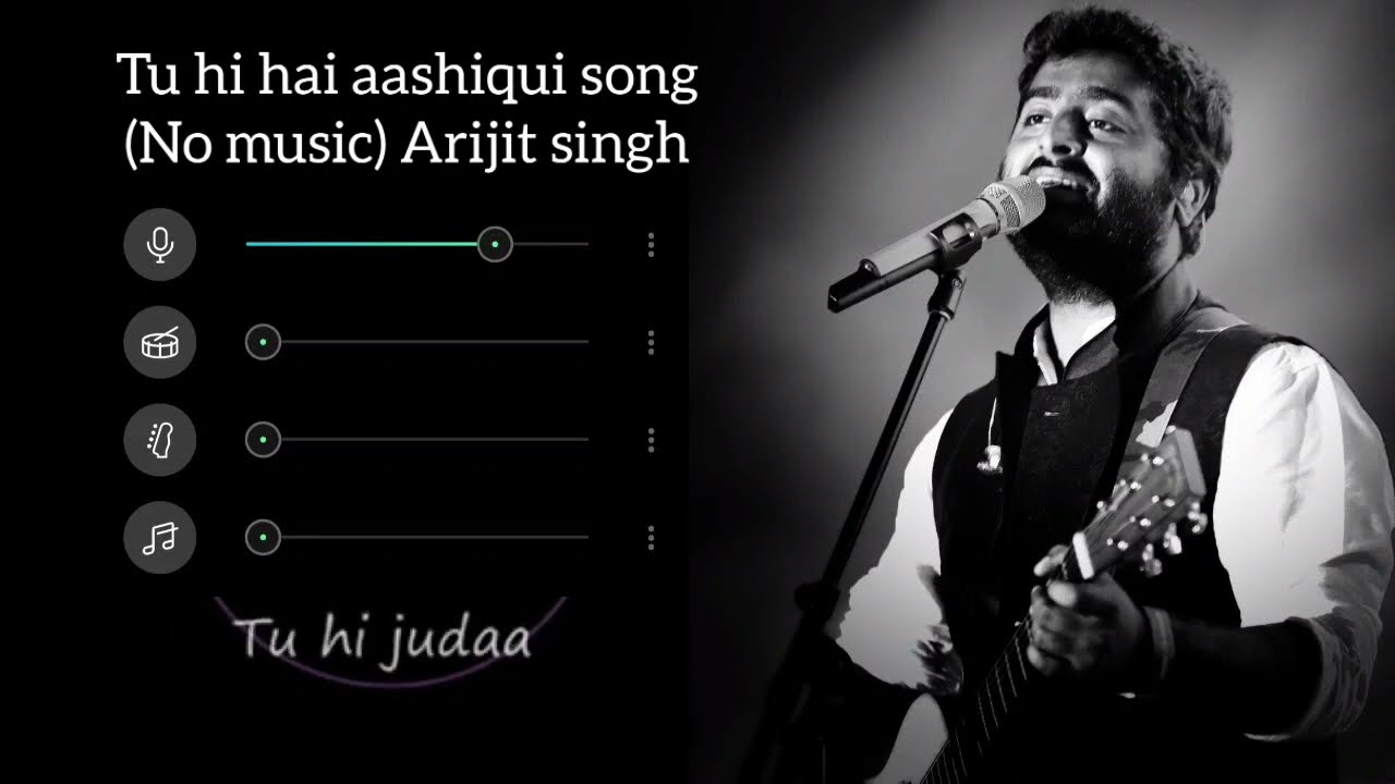 Tu hi hai aashiqui song (without music song) Arijit singh voice song 🖤😌