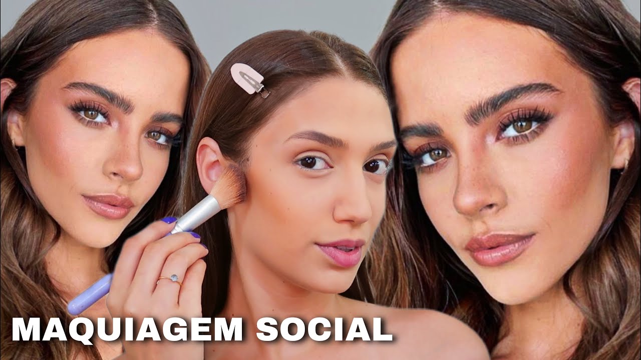 MAQUIAGEM SOCIAL *F&Aacute;CIL* PARA TRABALHO E EVENTO | MAKE PARA USAR TODOS OS DIAS!!!