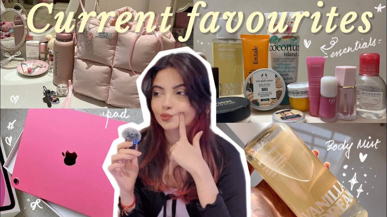 *CURRENT FAVOURITES* 🎀 February Favs, Got a pink iPad ♡ selfcare essentials, makeup, k-drama ✨🎀