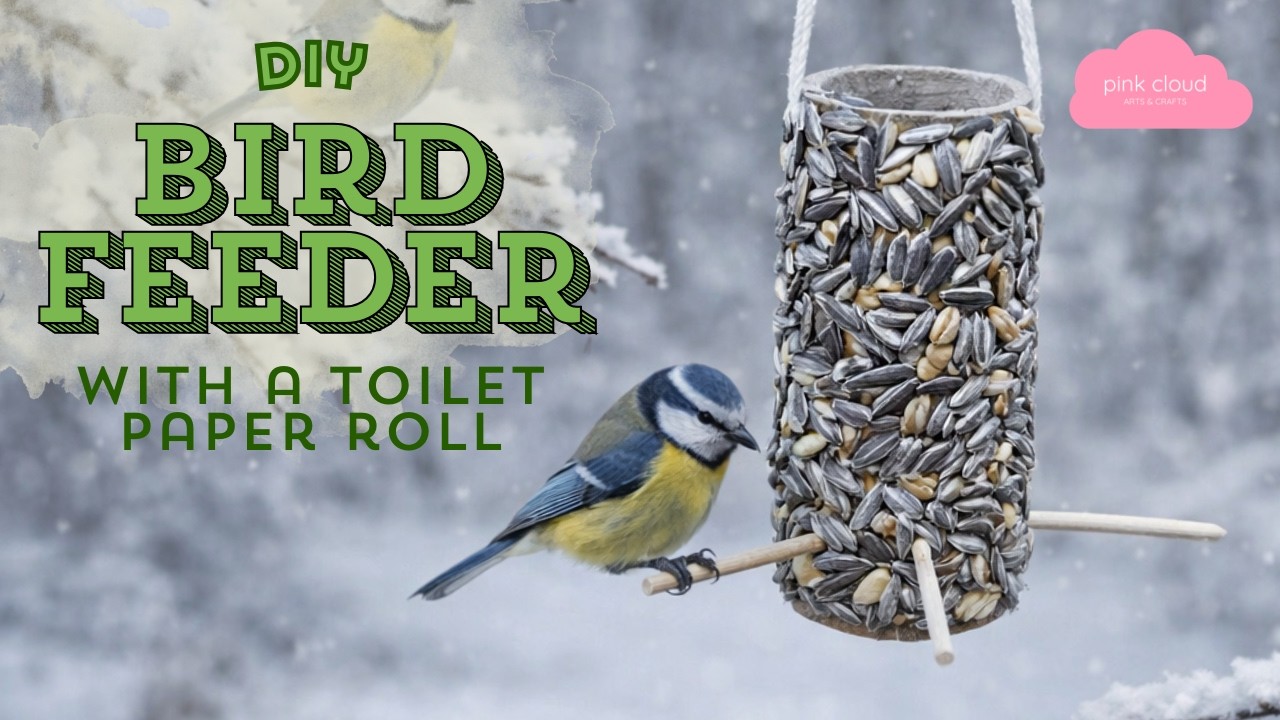 2-Minute DIY That Helps Birds Survive Winter 🐦 How to Make Bird Feeder Tutorial