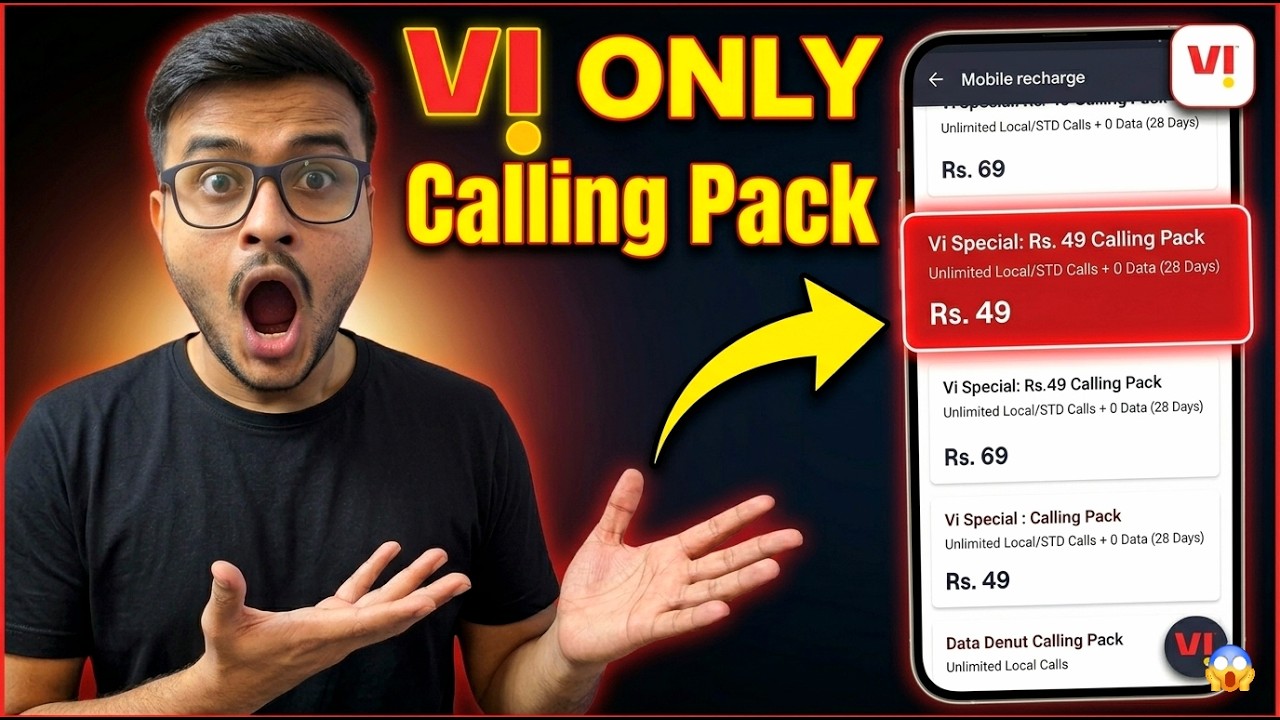 ​Vi Only Calling Recharge Plans 2026 | Vi New Recharge Plans 2026 | Vi Only Calling Recharge Pack