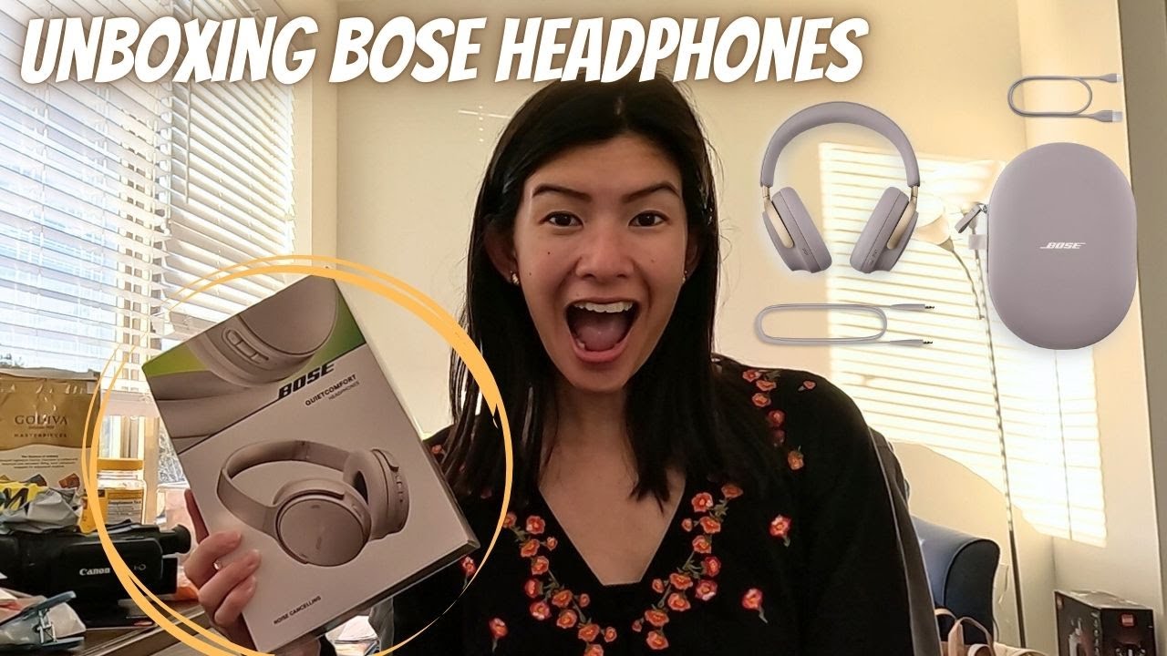 UNBOXING the BOSE QUIETCOMFORT HEADPHONES in sandstone!