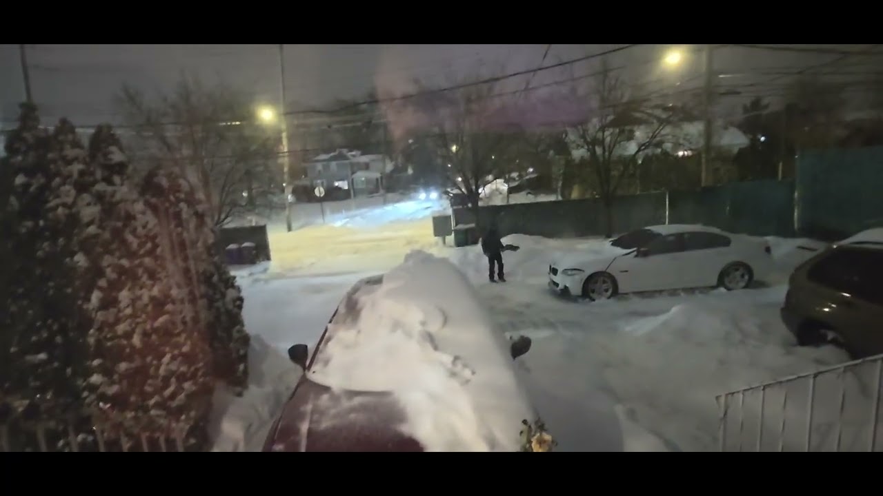 😜Снежный шторм в Нью Йорке, Staten Island #NewYork#snowstorm#StatenIsland