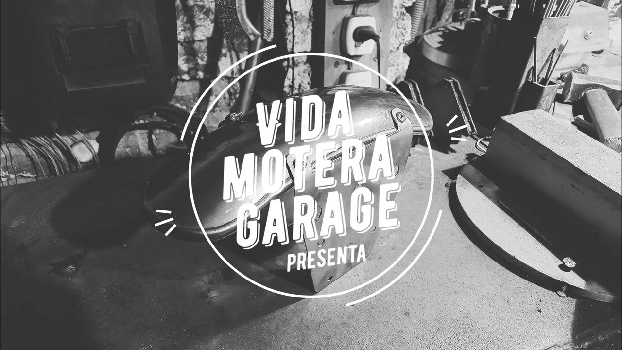Fabricando soporte guardabarros delantero de acero inoxidable - Taller Vida Motera Garage
