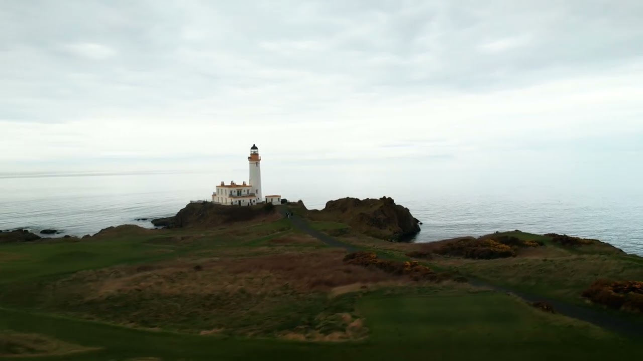 Flying Round Turnberry Lighthouse
