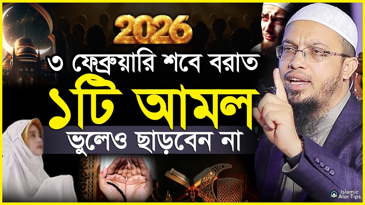 আসছে শবে বরাত ১টি আমল ভুলেও ছাড়বেন না। শায়খ আহমাদুল্লাহ | Shaikh Ahmadullah