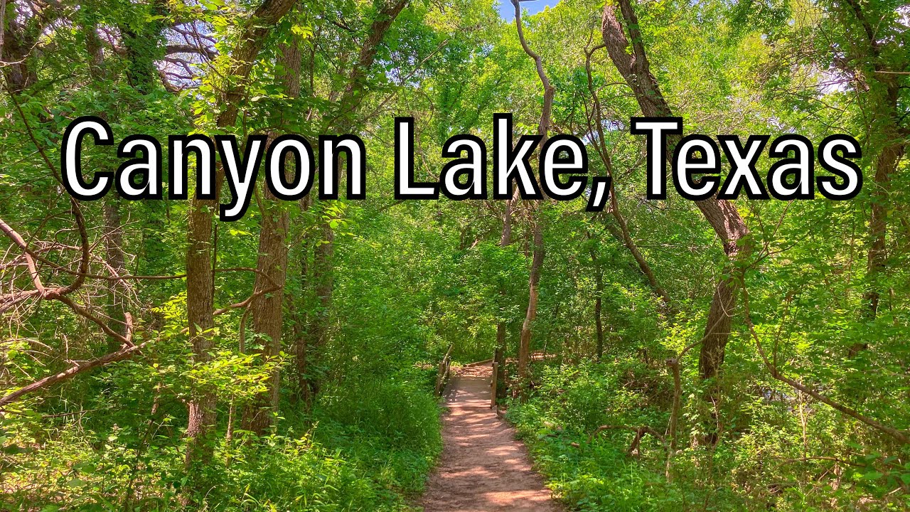 Hiking Guadalupe River Trail, New Braunfels, Texas