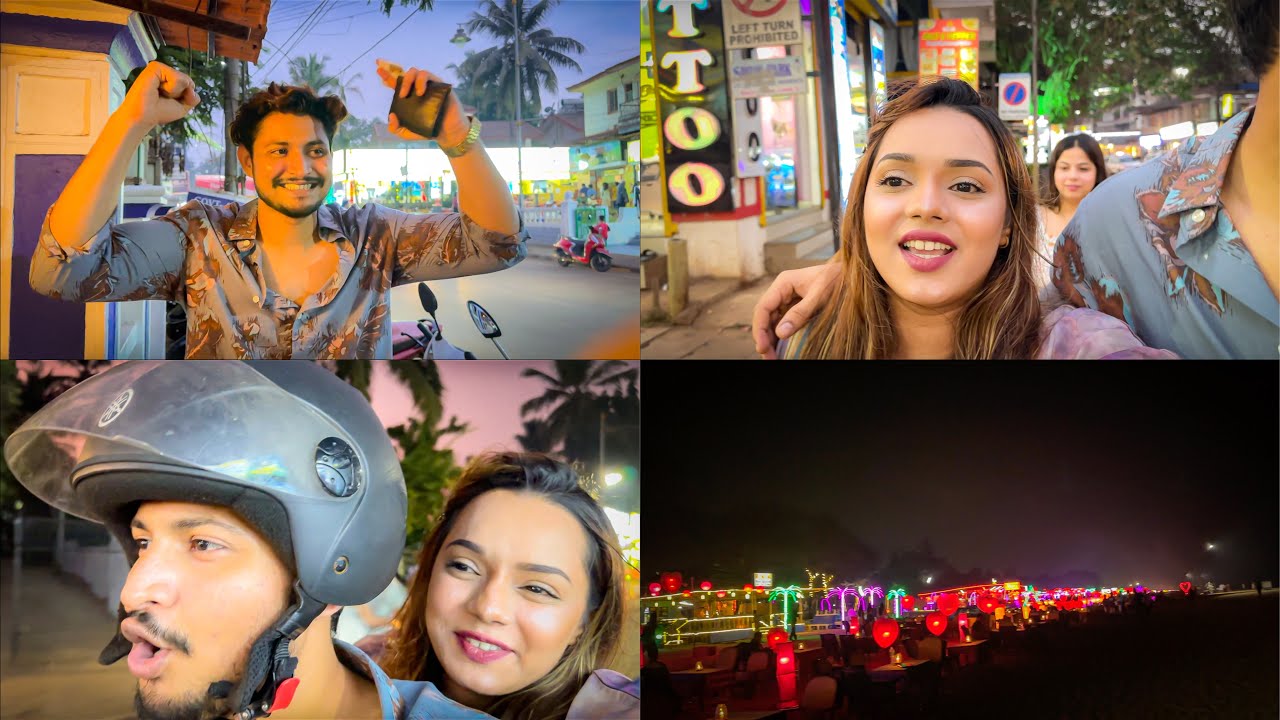 Jese Taise Goa Pohoch He Gye 😍 | Pehle He Din Night Life Ka Maza Aa Gaya ❤️ | Sufiyan And Nida ❤️