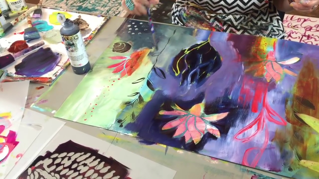 StencilGirl and Flora Bowley