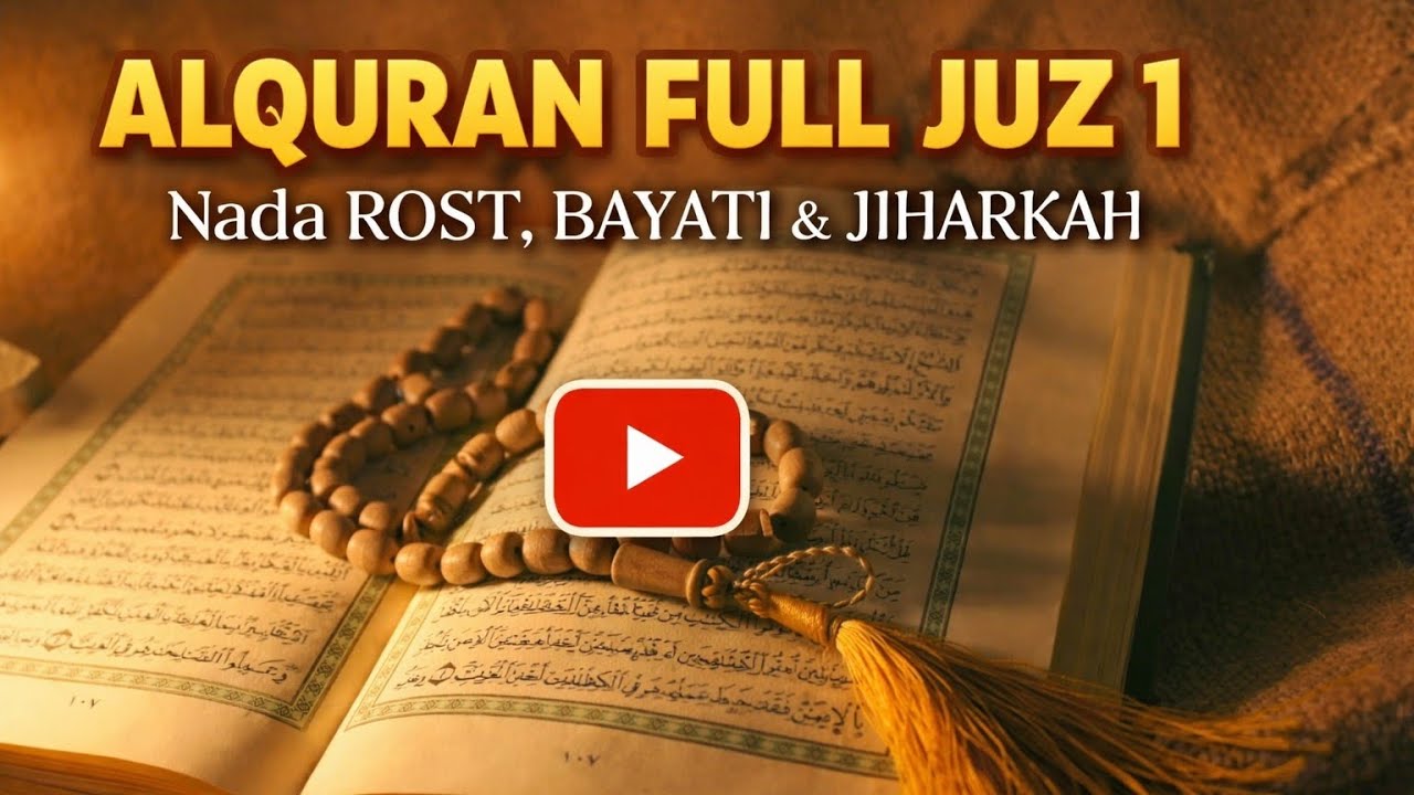 Full Juz 1 Nada Rost, Bayati dan Jiharkah Imam Sholat Ust. Shidqi Abu Usamah