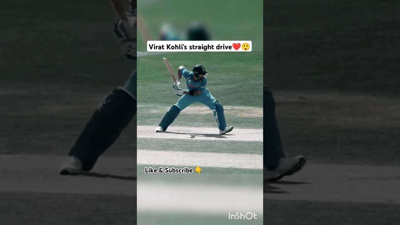 Virat Kohli's straight drive❤️😲#viratkohli #cricket #cricketshorts #rohitsharma #trending #shorts