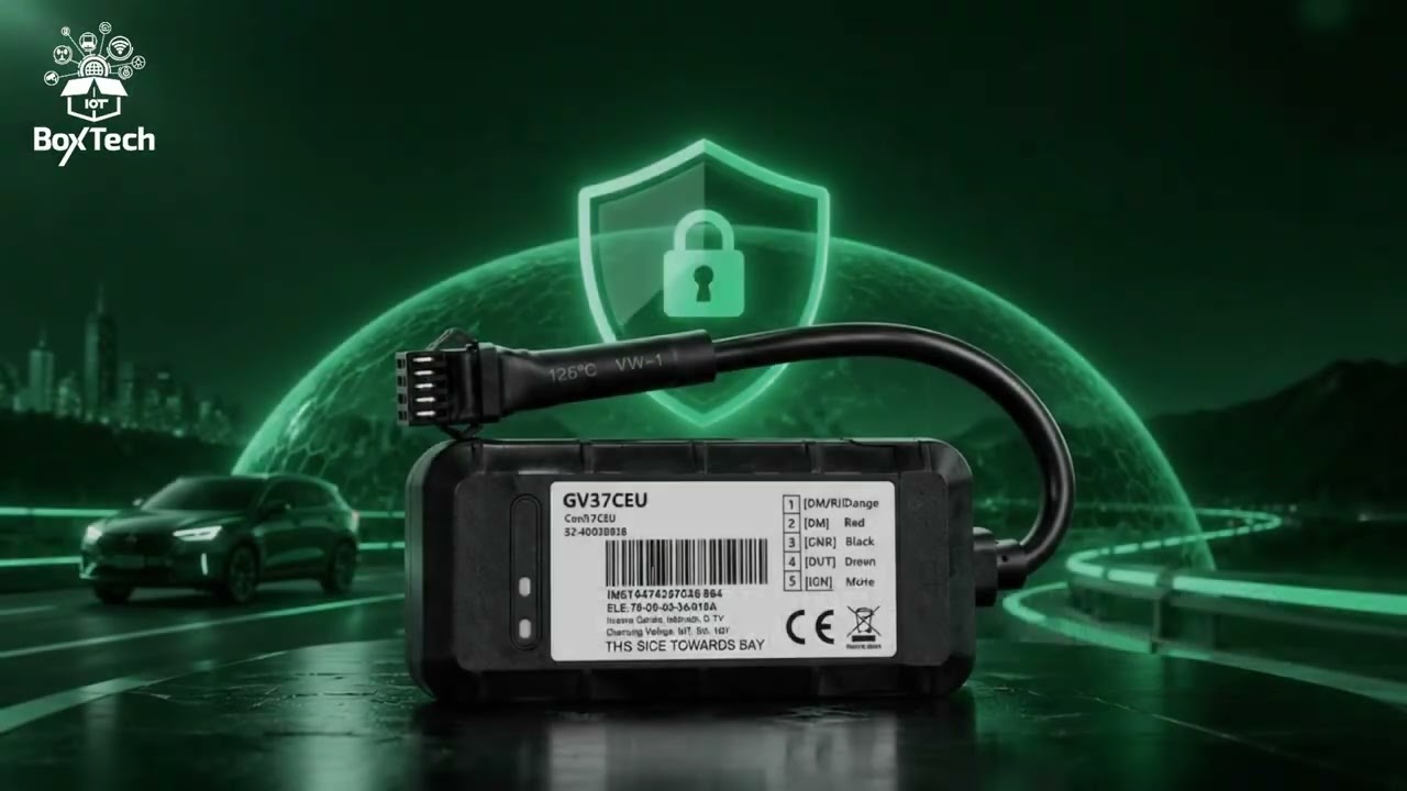 GV37CEU Smart Vehicle Tracker | LTE Cat 1 Bis, IP67 Waterproof & Advanced Fleet Monitoring