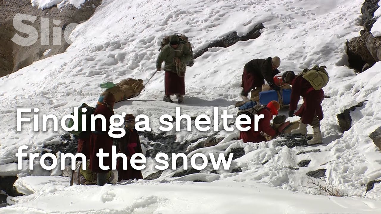 Travelling on an icy Himalayan road | SLICE