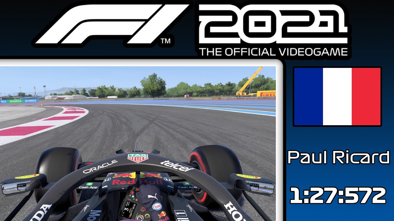 F1 2021 France World Record & Setup (1:27.572)