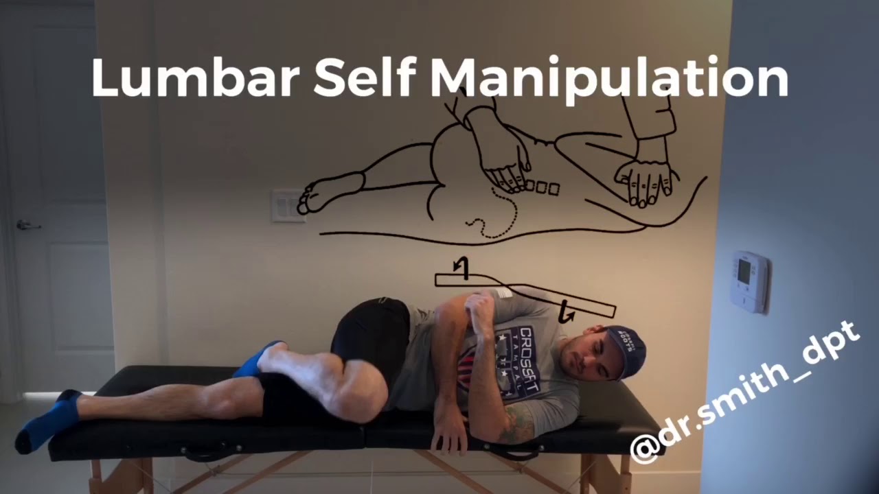 How to Crack Your Own Back via Dr. Smith's Self Lumbar Mobilization