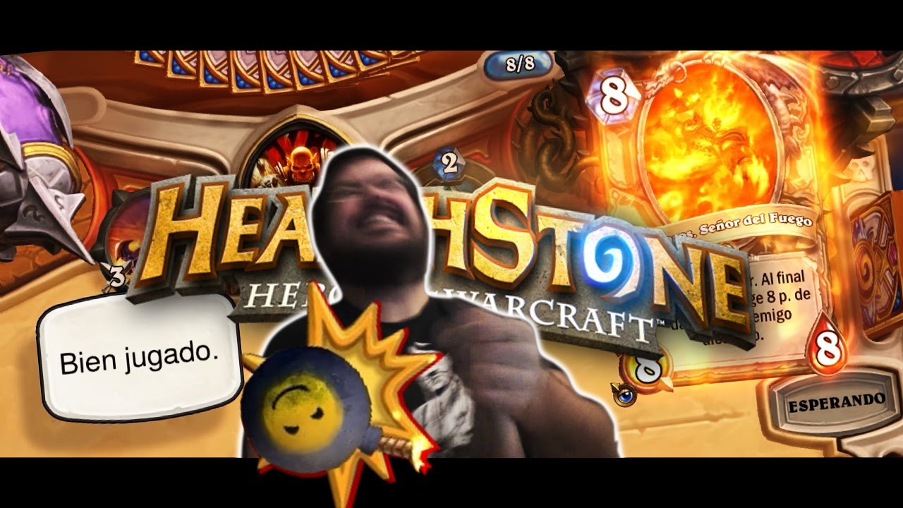 Estamparse con clase jugando Hearthstone