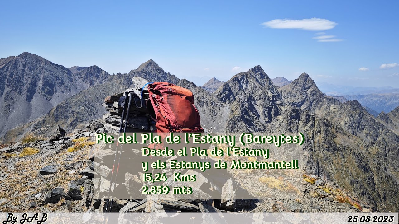 Pic Pla de l'Estany (2.859m) o Pic des Bayretes  por Montmantell (25-08-2023)
