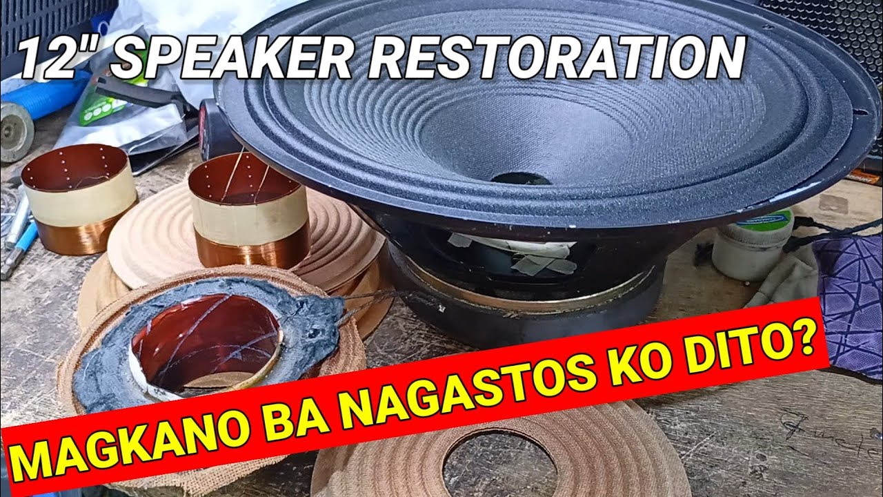 CROWN PA-1250 SPEAKER , REPAIR AND RESTORATION