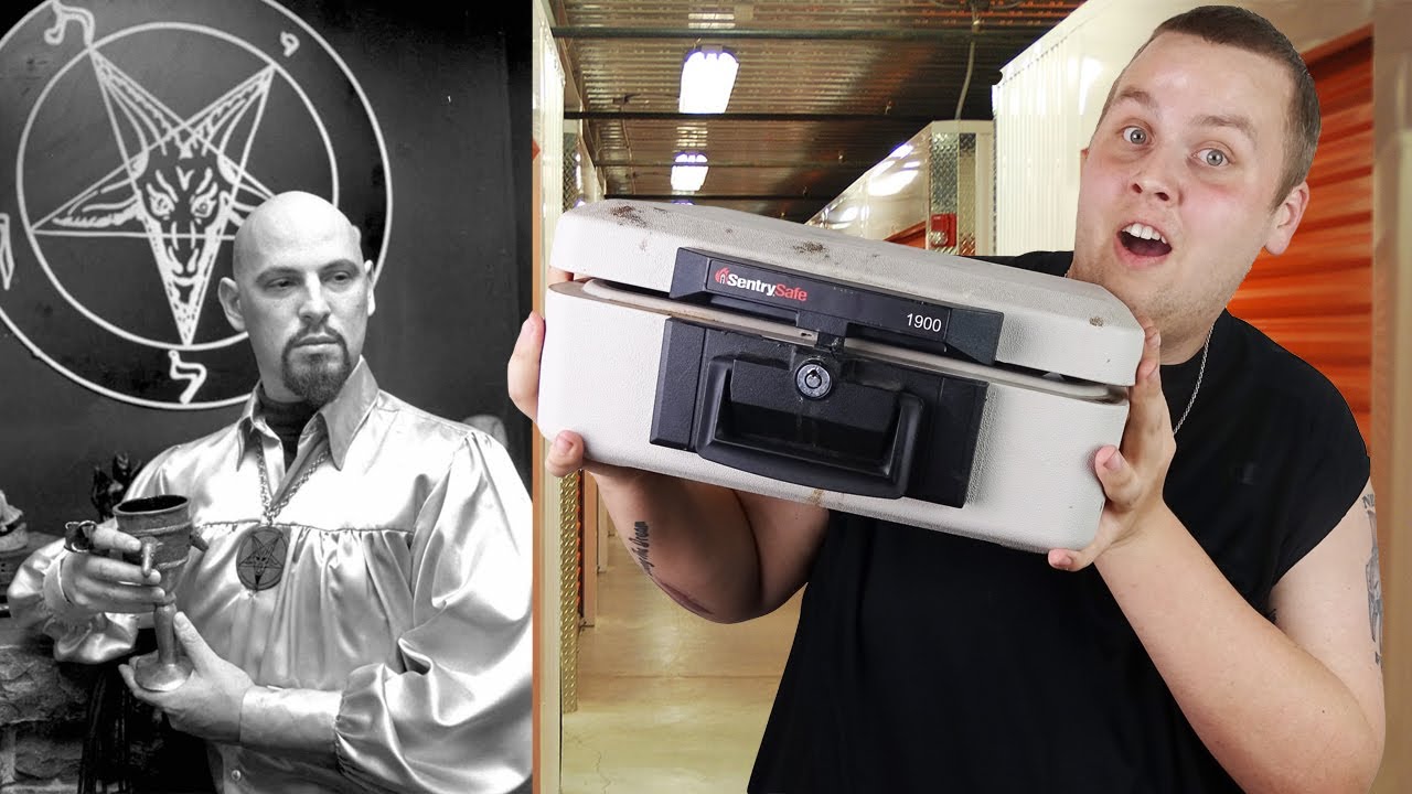 SATANIST Had LOCKED SAFE In His Abandoned Storage Unit! I Bought an Abandoned Storage Unit!