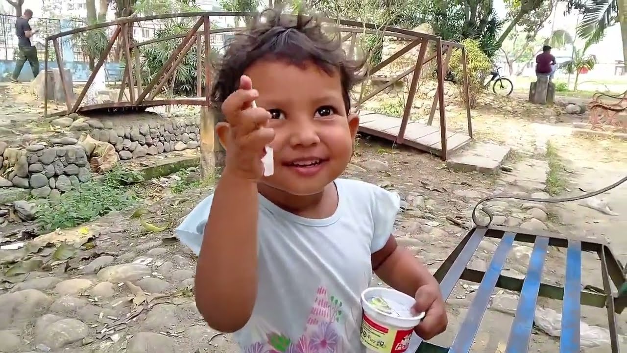 🍦 আইসক্রিম দেখলেই খুশি আদিবা | Adiba Loves Ice Cream 😍 #adiba #villagelife