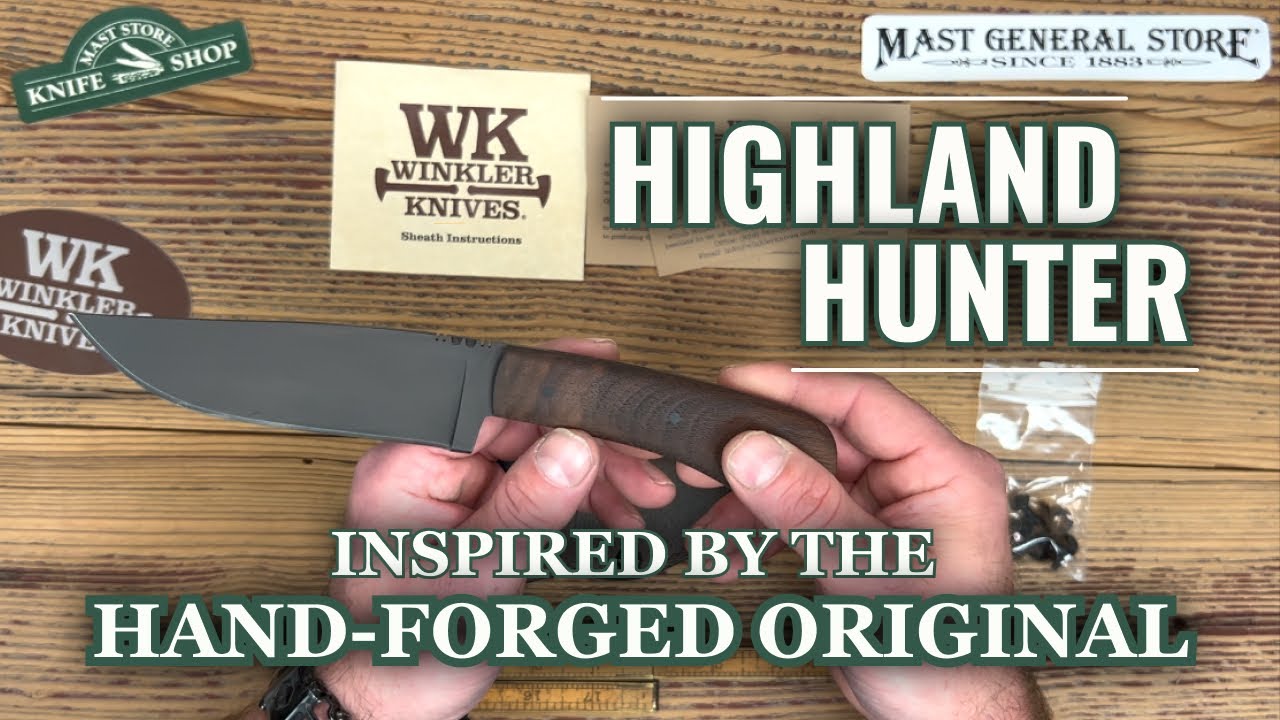 Ножи Winkler | Highland Hunter | Вдохновлены оригиналом ручной ковки
