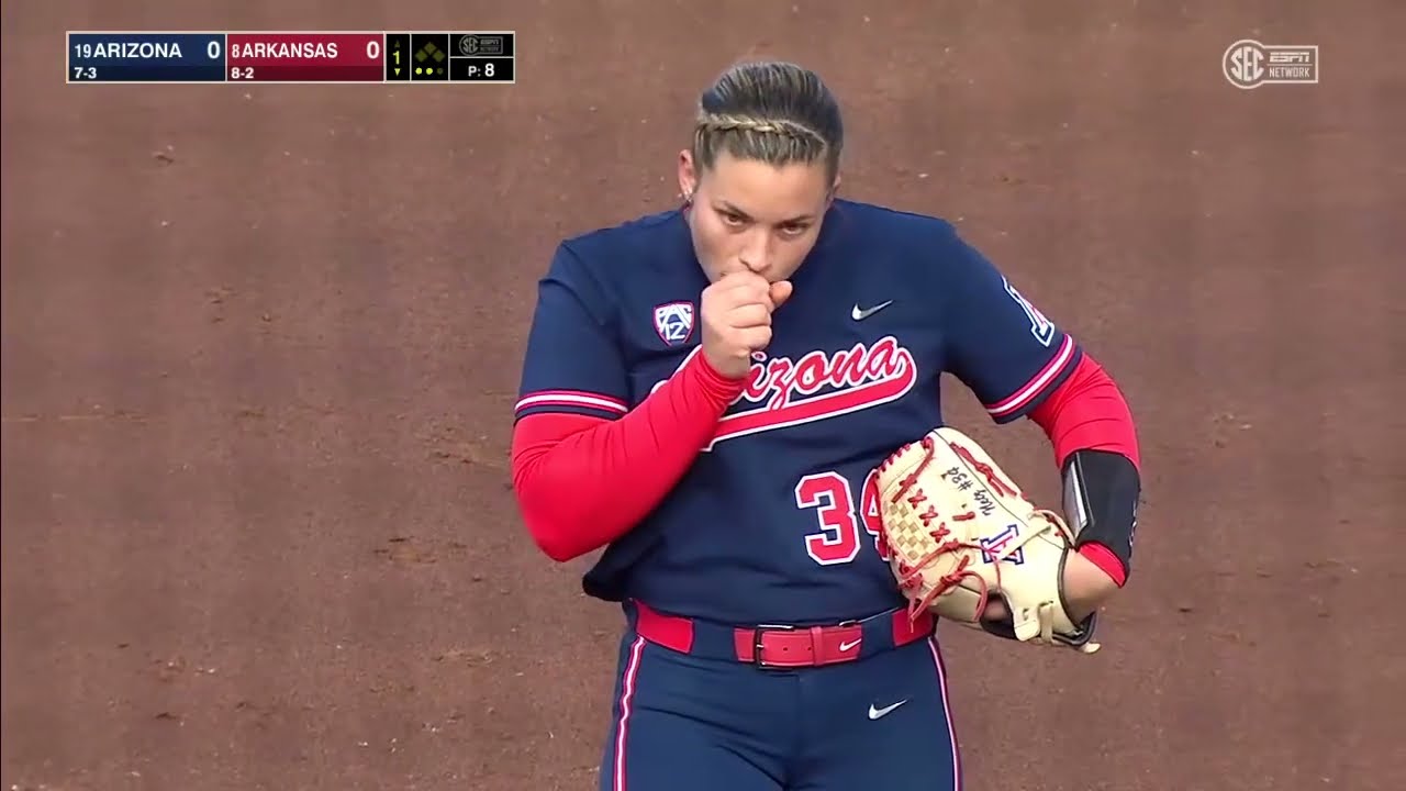 Arizona vs Arkansas Game 1  | Women Softball Feb 23,2023