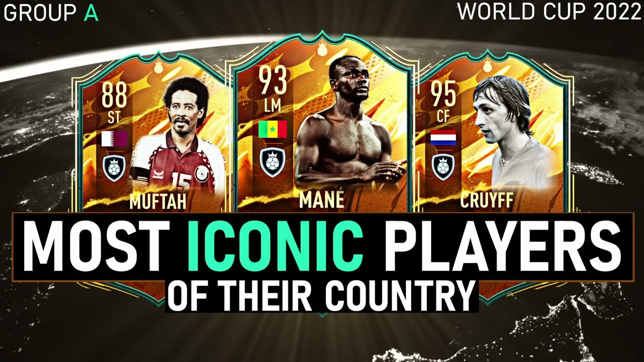 MOST ICONIC PLAYERS OF THEIR NATION | WORLD CUP 2022 GROUP A | ft. Mane, Cruyff, Gullit,...