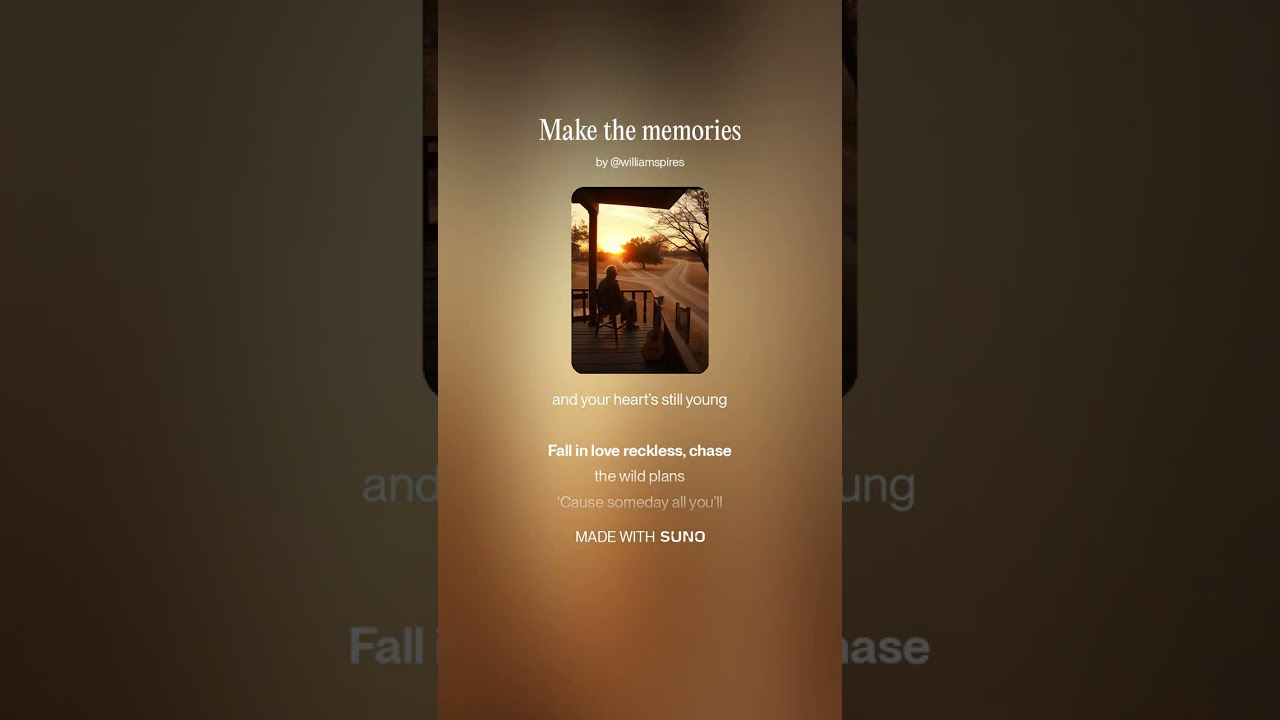 Make the memories (Lyrics)