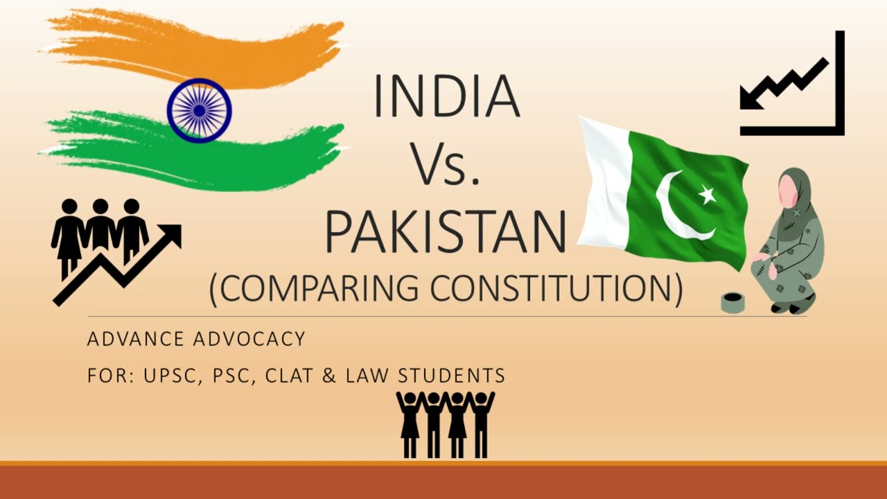 INDIA Vs.  PAKISTAN | COMPARING CONSTITUTION, POLITY  | UPSC, PSC, CLAT