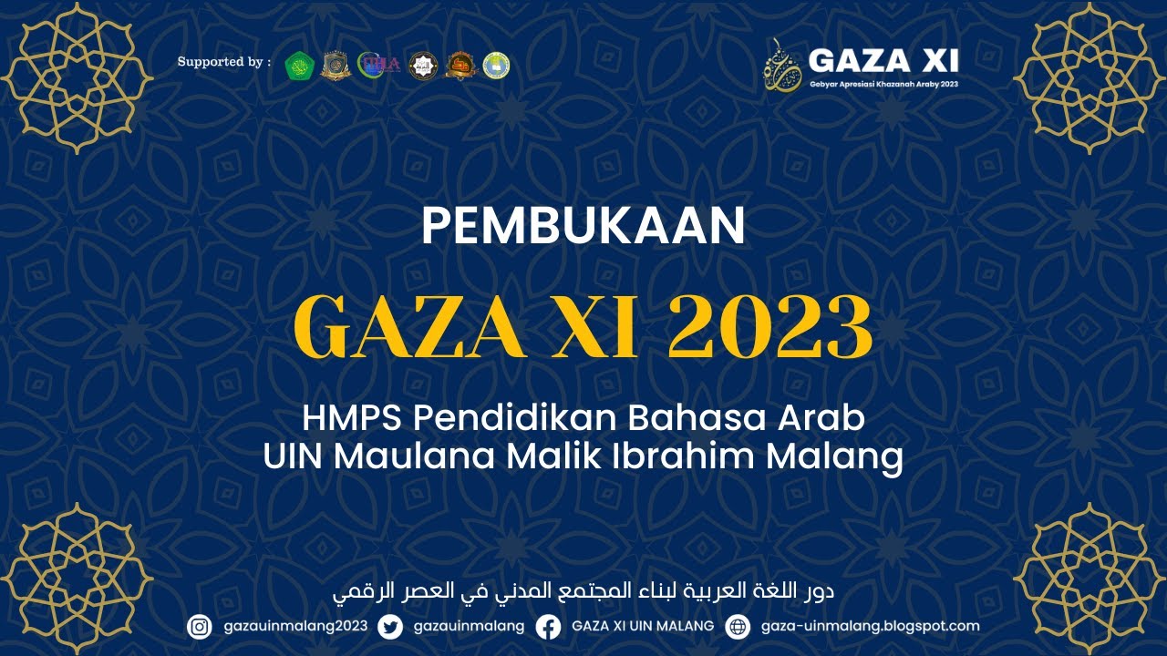 PEMBUKAAN GEBYAR APRESIASI KHAZANAH ARABY XI 2023