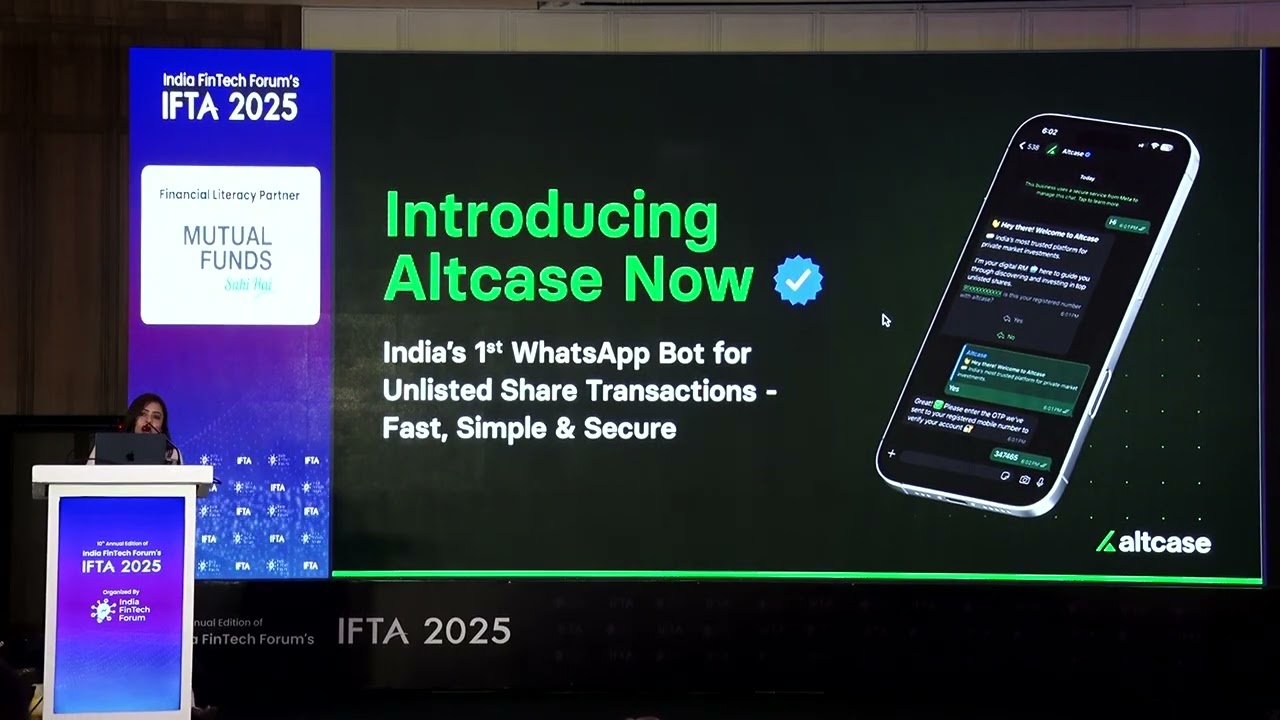 Product Demo of Altcase at IFTA 2025