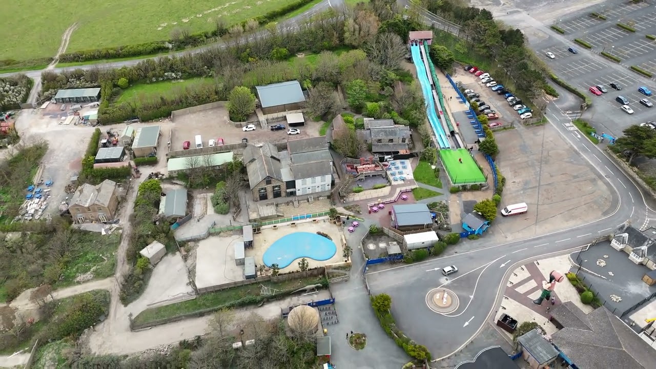 Blackgang chine from the air