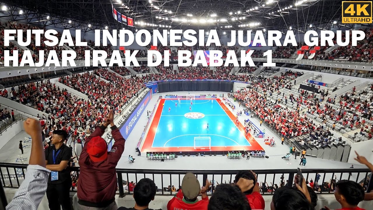 Jalan & nonton AFC FUTSAL 2026 : INDONESIA vs IRAK (1 - 0) Full Babak 1 di Indonesia Arena GBK❗