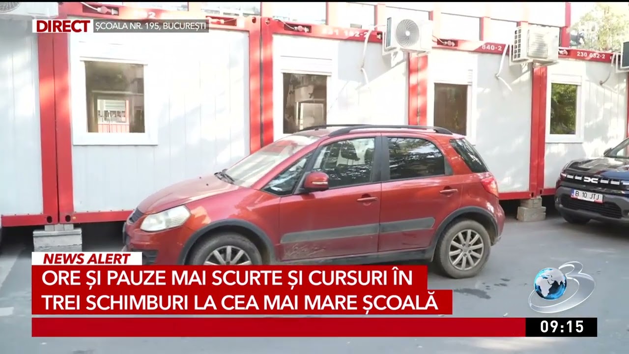 Cea mai mare şcoală din România începe cursurile în containere fără electricitate