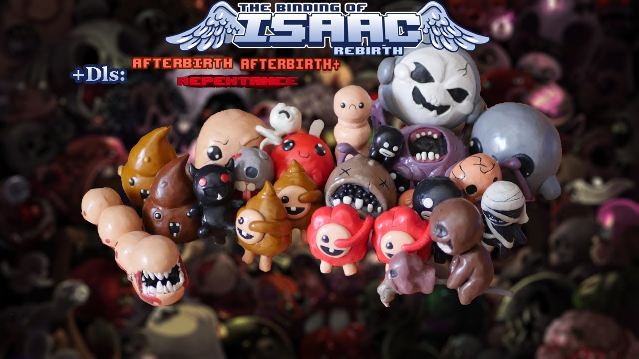 Обзор фигурок The Binding Of Isaac Из Пластилина(Боссы 1 главы)