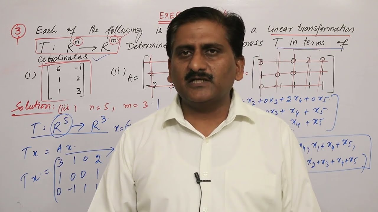 97. Question 3  | Exercise 6.4 vector spaces |  Mathematical Methods by sm yusuf