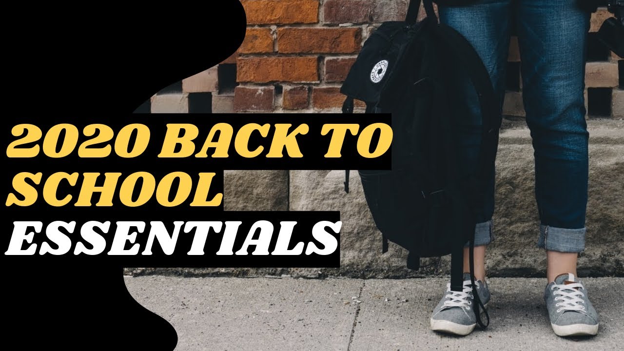 Back To School Essentials | Back To School 2020 | Mens Fashion