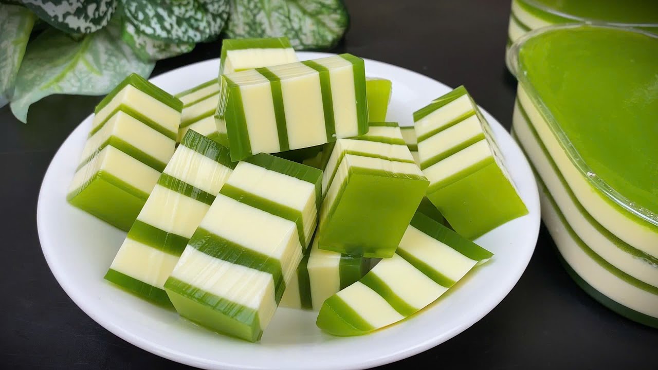 Bật mí cách làm RAU CÂU BÁNH FLAN LÁ DỨA siêu ngon, giòn dai, không tách lớp.