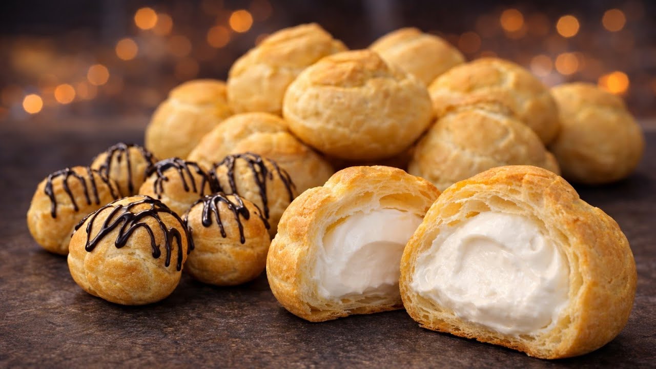 Easy Cream Puff Recipe | perfect for Beginners