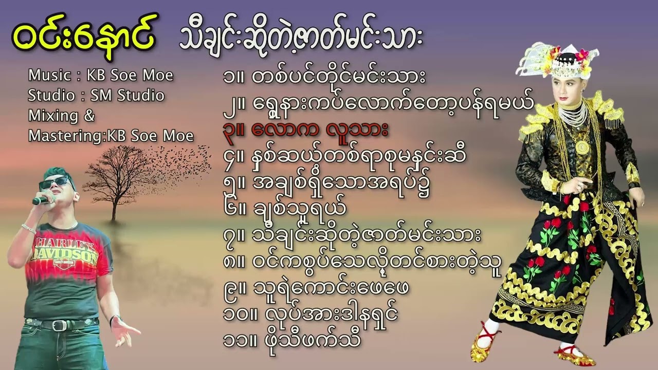 ဝင်းနောင် သီချင်းဆိုတဲ့ဇာတ်မင်းသား တေးသီချင်းများစုစည်းမှု