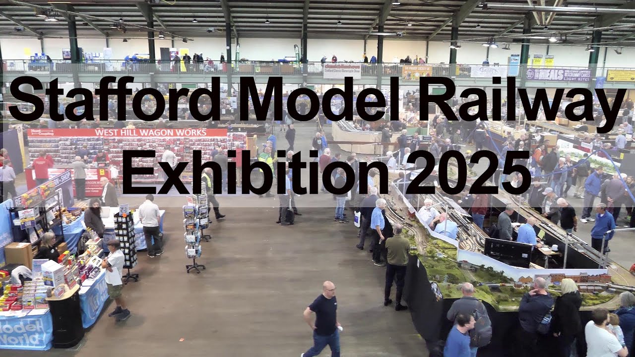 Stafford Model Railway Exhibition 28th Sept 2025, My visit to get ideas for the next layout build