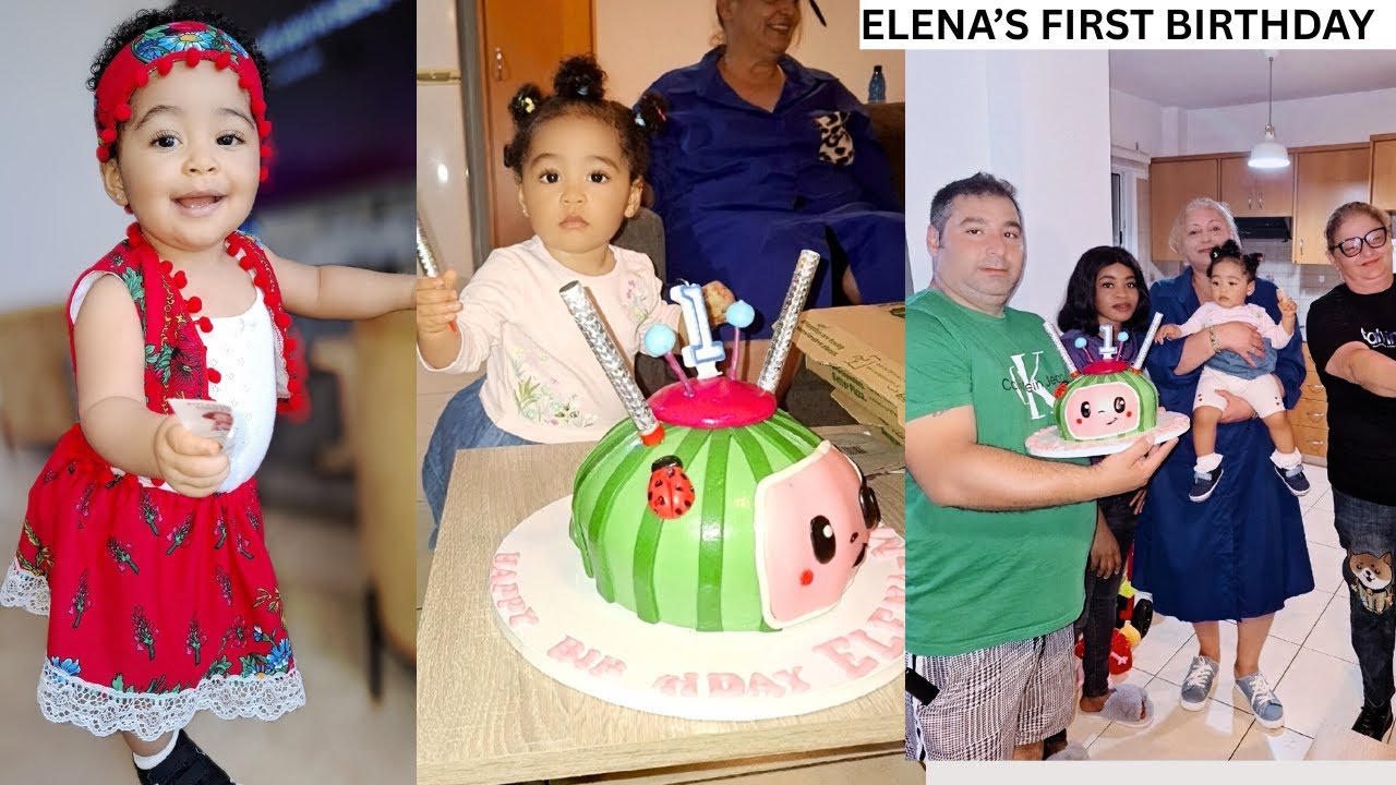 MY DAUGHTER ONE YEAR BIRTHDAY, HAPPY BIRTHDAY ELENA