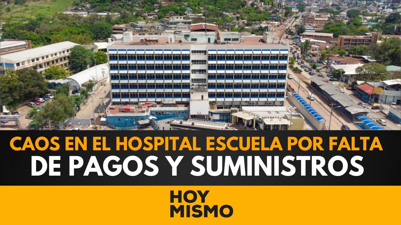 ¡AL BORDE DEL PARO! Caos en el Hospital Escuela por falta de pagos y suministros