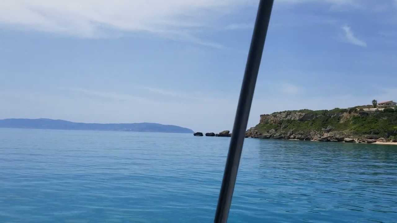 Great Anchorage at the south point of Kefalonia Is. Sailing Greece on our Lagoon 380, 