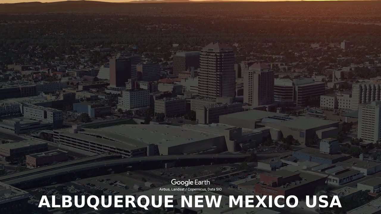 Albuquerque New Mexico USA - A High Desert City Shaped by Rift and River