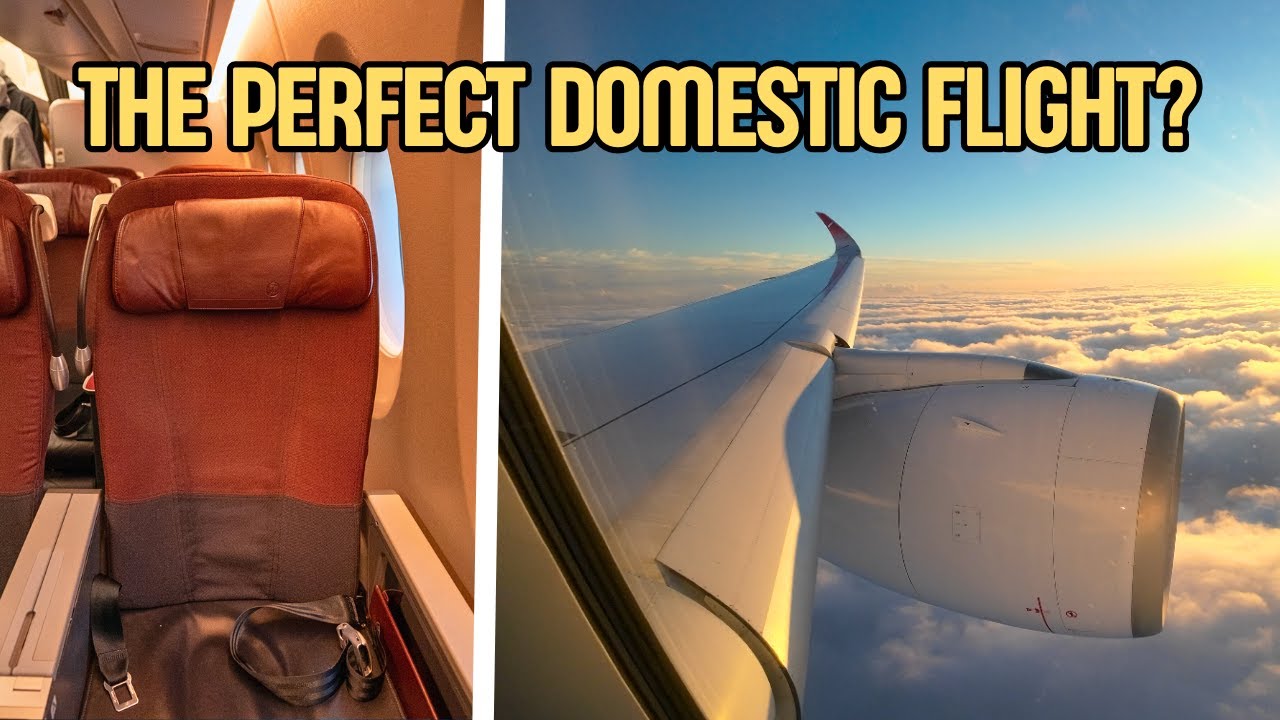 Flying Japan Airlines A350 domestic 