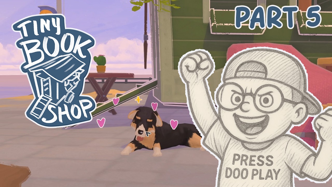 Finally Adopt The Cute Stray Dog | Tiny Bookshop | No Commentary Gameplay Part 5