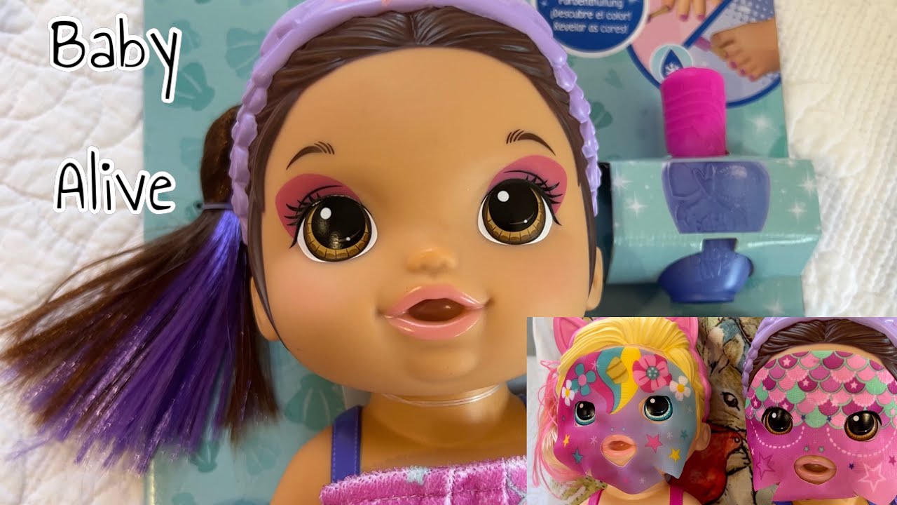 Baby Alive glam Spa | baby alive spa day | opening new dolls | #freeproduct Hasbro