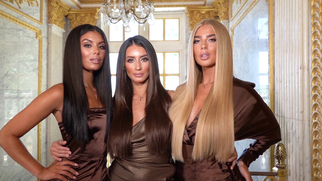 Lullabellz Luxury Gold Human Hair Extensions Campaign