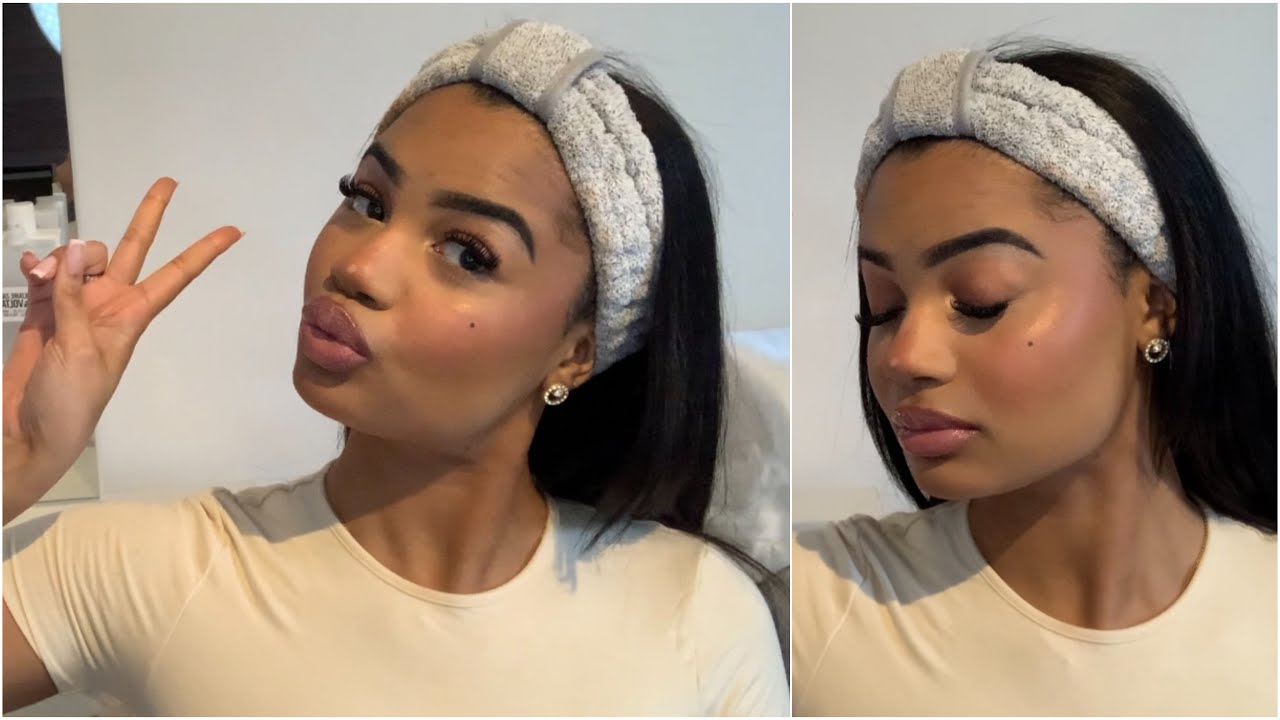 ROUTINE MAKEUP , TEINT GLOWY : NYX, TOO FACED, ACTION, MORPHE